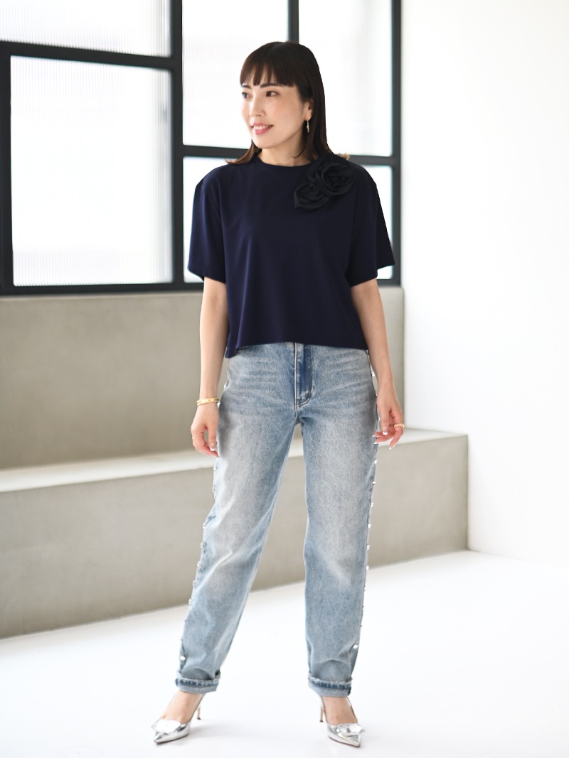 ローズT | Tops,Tシャツ | | TREFLE＋1（トレフルプラスワン）