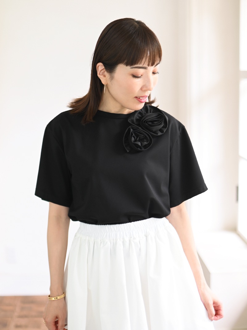 ローズT | Tops,Tシャツ | | TREFLE＋1（トレフルプラスワン）