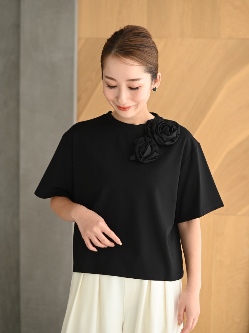 ローズT | Tops,Tシャツ | | TREFLE＋1（トレフルプラスワン）