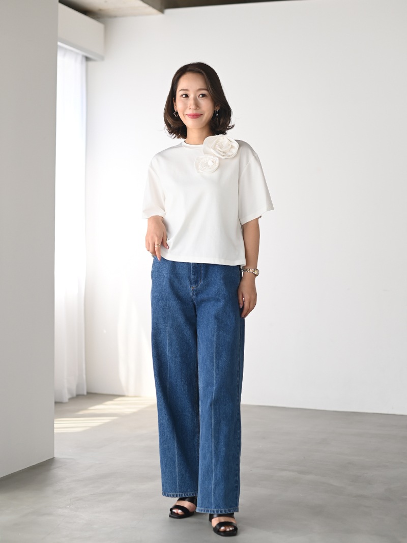 ローズT | Tops,Tシャツ | | TREFLE＋1（トレフルプラスワン）