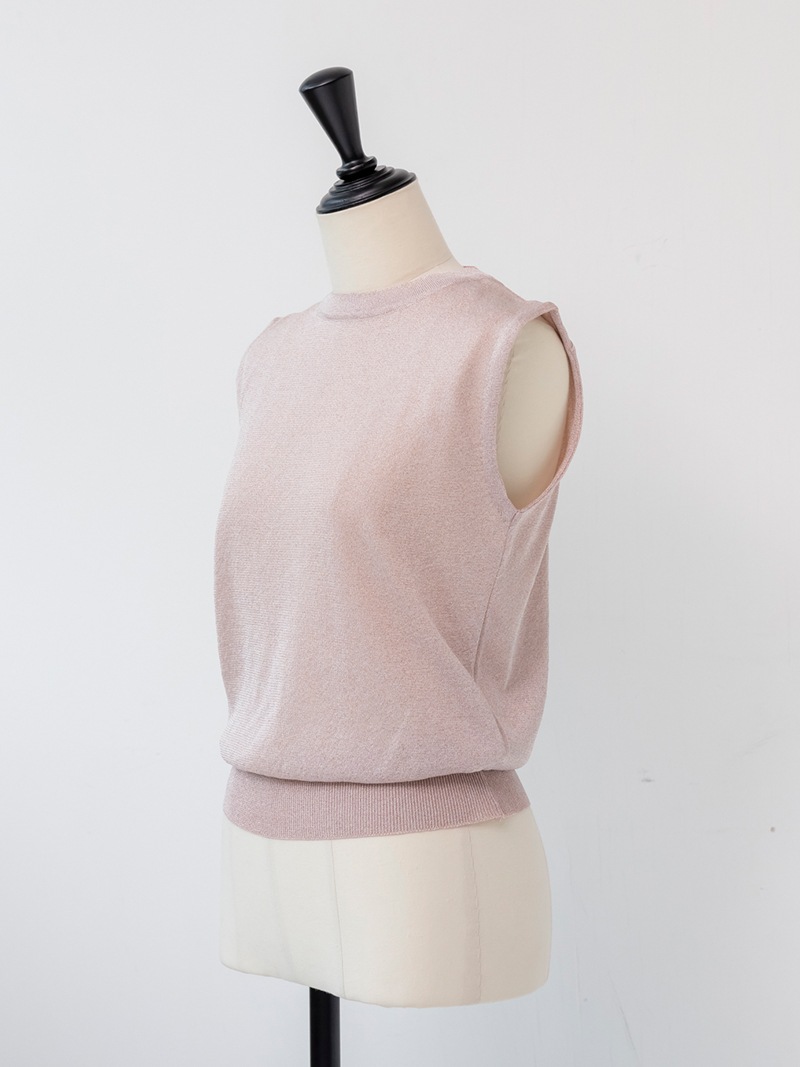 超美品✳︎トレフルプラスワン✳︎trefle+1✳︎ラメスウェット ラメスウェット～ノースリーブ | Tops,トップス | | TREFLE＋1