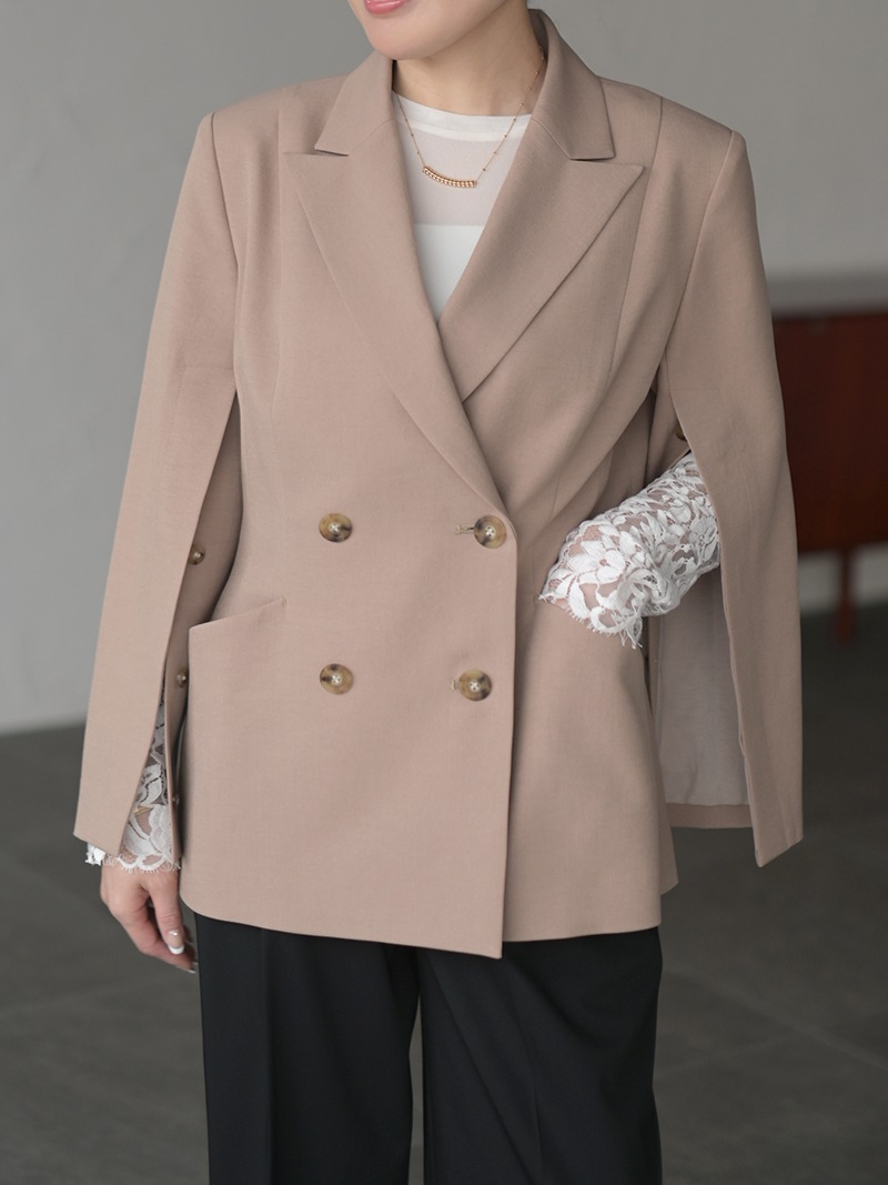 スリットスリーブテーラードジャケット(BEIGE) | Outer | | TREFLE＋1