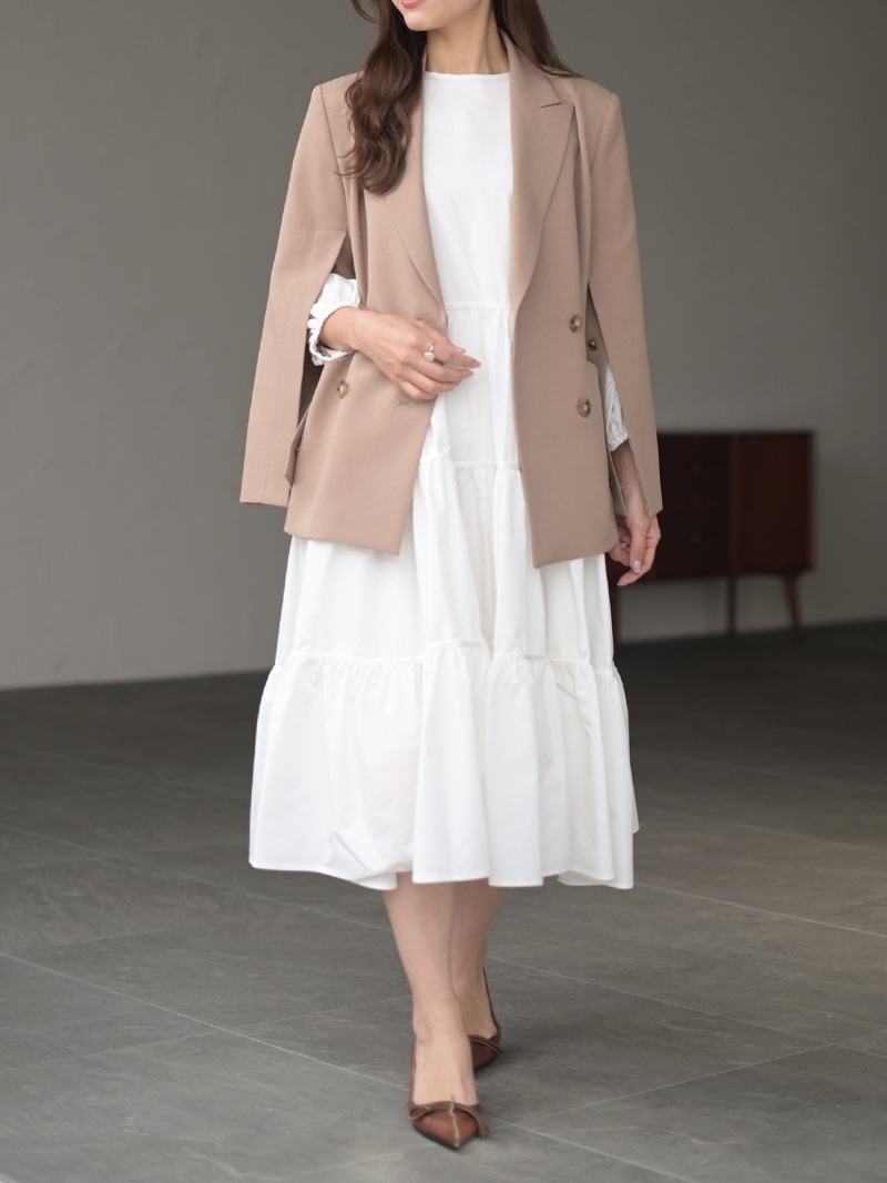 トレフル　スリットスリーブテーラードジャケット スリットスリーブテーラードジャケット | Outer | | TREFLE＋1