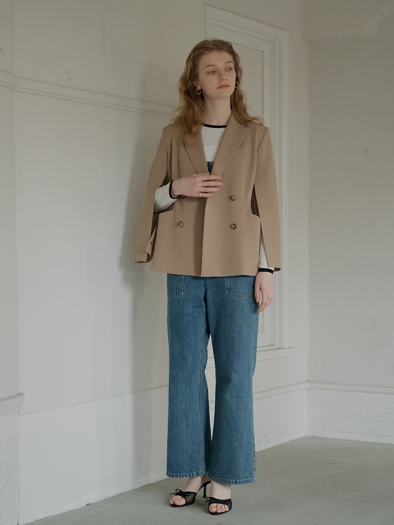 トレフル　スリットスリーブテーラードジャケット スリットスリーブテーラードジャケット(BEIGE) | Outer | | TREFLE＋1