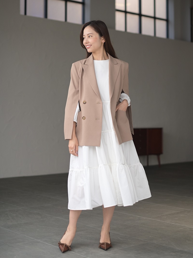 スリットスリーブテーラードジャケット(BEIGE) | Outer | | TREFLE＋1