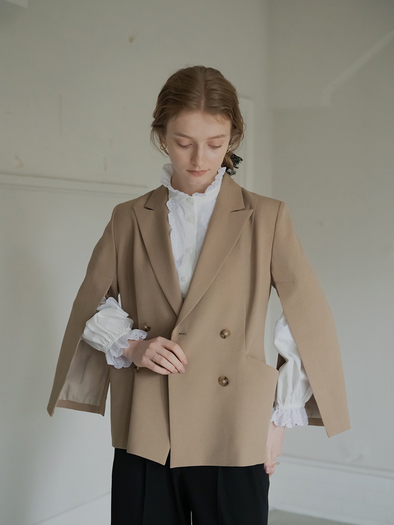 スリットスリーブテーラードジャケット(BEIGE) | Outer | | TREFLE＋1