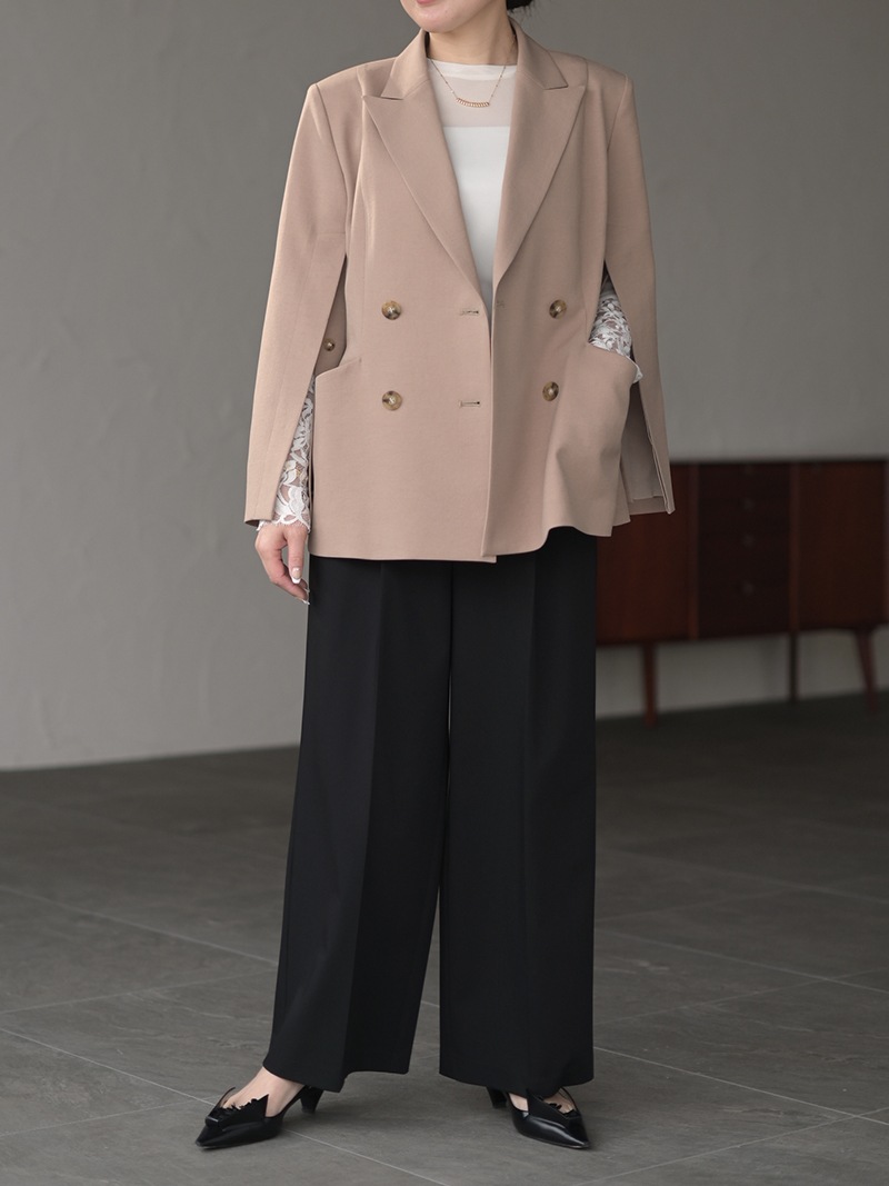 スリットスリーブテーラードジャケット(BEIGE) | Outer | | TREFLE＋1