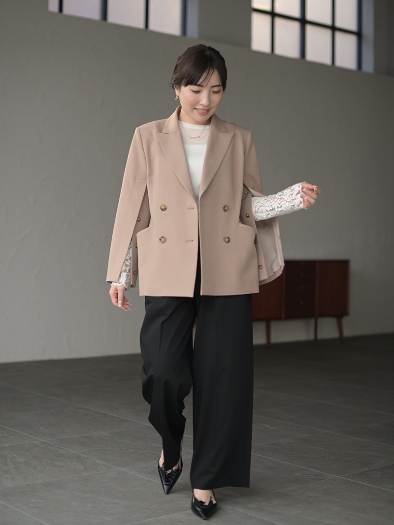 スリットスリーブテーラードジャケット(BEIGE) | Outer | | TREFLE＋1