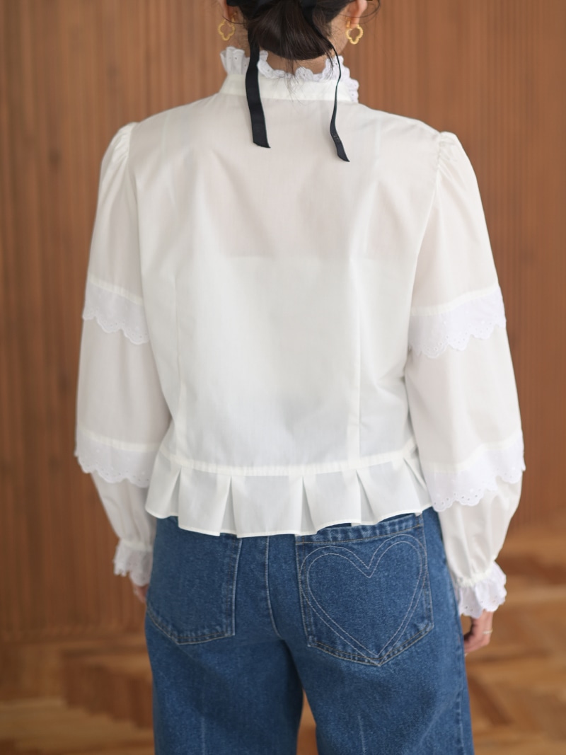 レースペプラムブラウス | Tops,ブラウス | | TREFLE＋1（トレフル