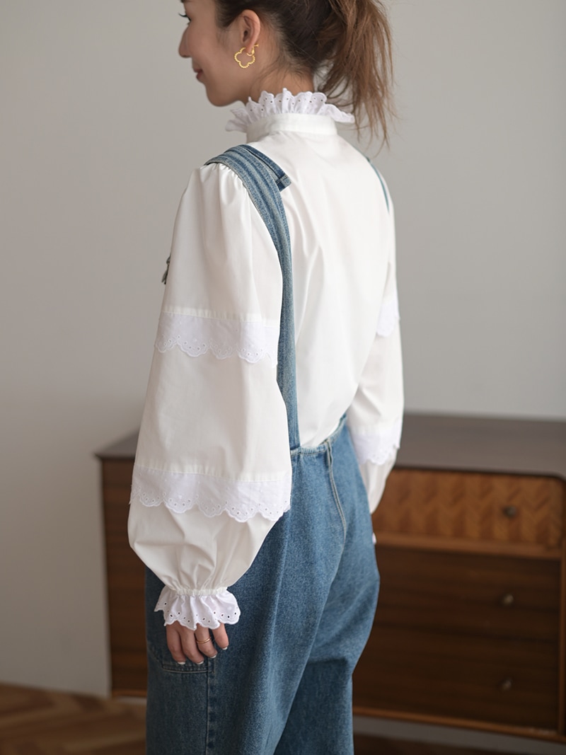 レースペプラムブラウス | Tops,ブラウス | | TREFLE＋1（トレフル