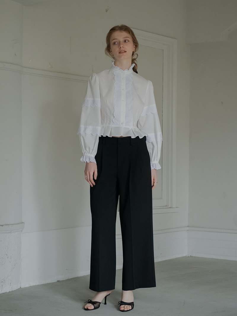 レースペプラムブラウス | Tops,ブラウス | | TREFLE＋1（トレフル