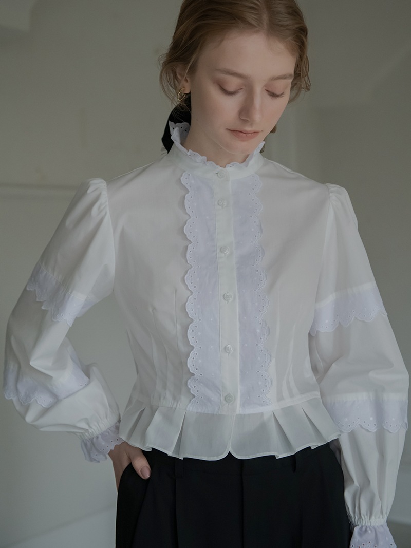 レースペプラムブラウス | Tops,ブラウス | | TREFLE＋1（トレフル