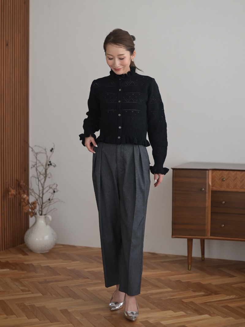 ハートクロシェカーディガン | Cardigan,長袖 | | TREFLE＋1（トレフル