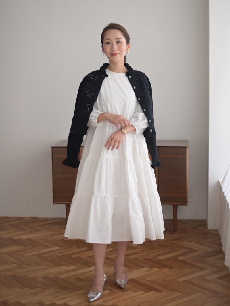 ハートクロシェカーディガン | Cardigan,長袖 | | TREFLE＋1（トレフル