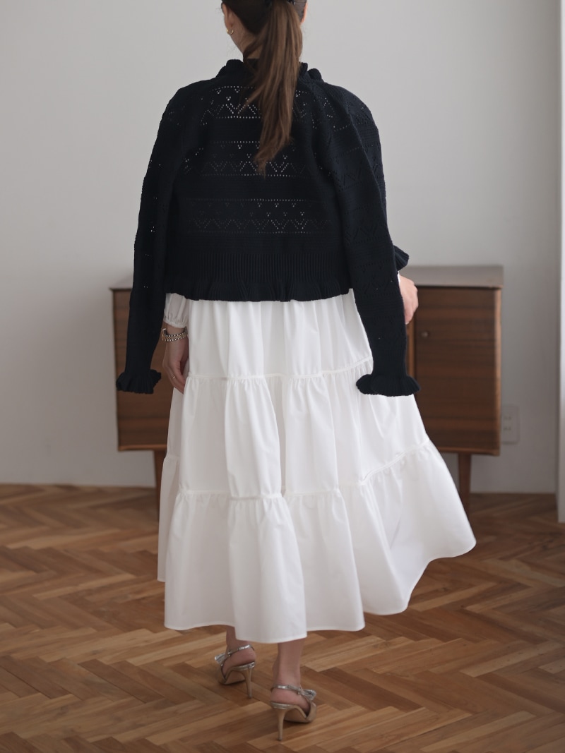 ハートクロシェカーディガン | Cardigan,長袖 | | TREFLE＋1（トレフル