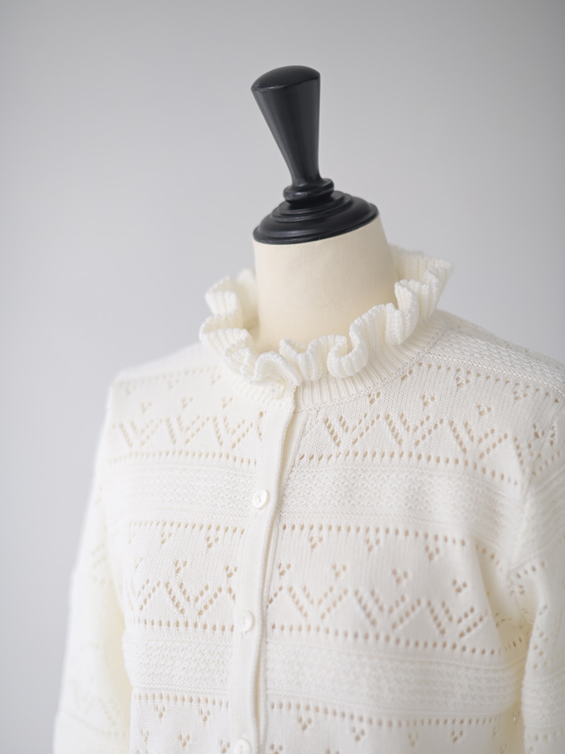 ハートクロシェカーディガン | Cardigan,長袖 | | TREFLE＋1（トレフル