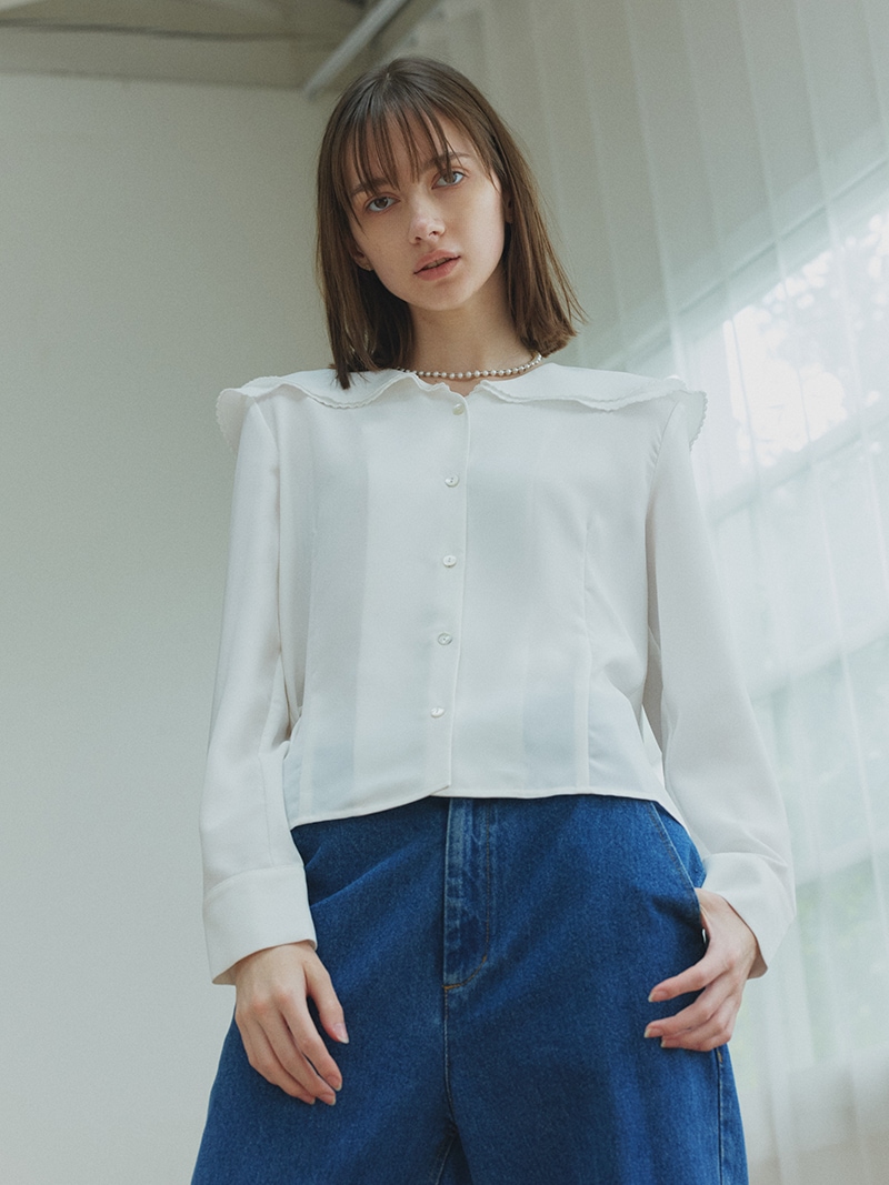 セーラージョーゼットブラウス | Tops,ブラウス | | TREFLE＋1