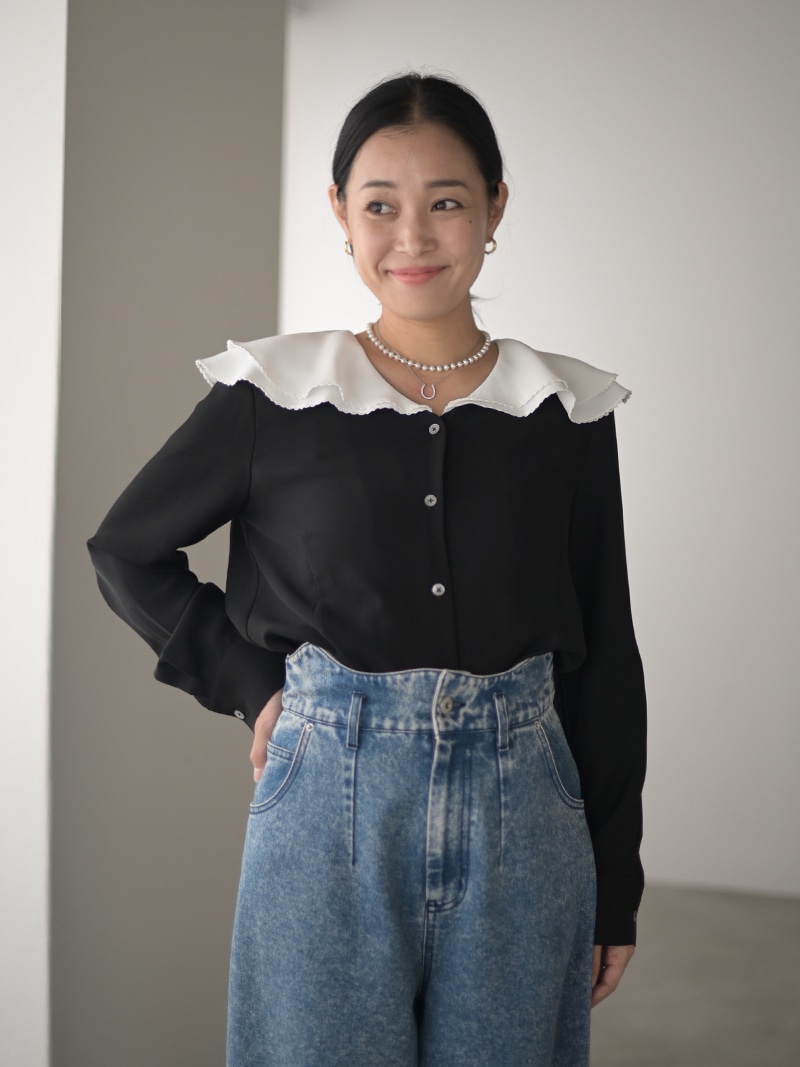 セーラージョーゼットブラウス | Tops,ブラウス | | TREFLE＋1