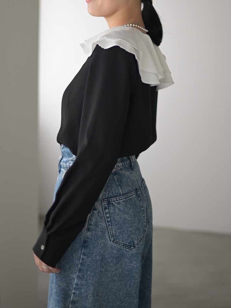 セーラージョーゼットブラウス | Tops,ブラウス | | TREFLE＋1