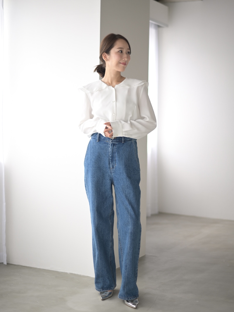 セーラージョーゼットブラウス | New Arrival | | TREFLE＋1（トレフル