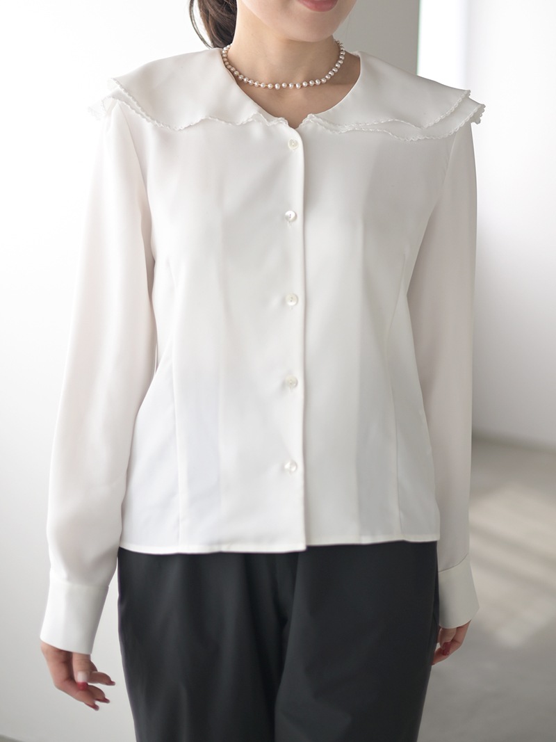 セーラージョーゼットブラウス | Tops,ブラウス | | TREFLE＋1