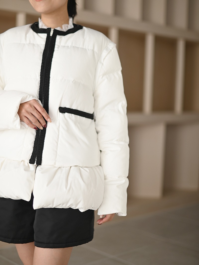 【再入荷！】 4wayダウンジャケット(WHITE) | TREFLE＋1（トレフル | | Outer ジャケット・アウター