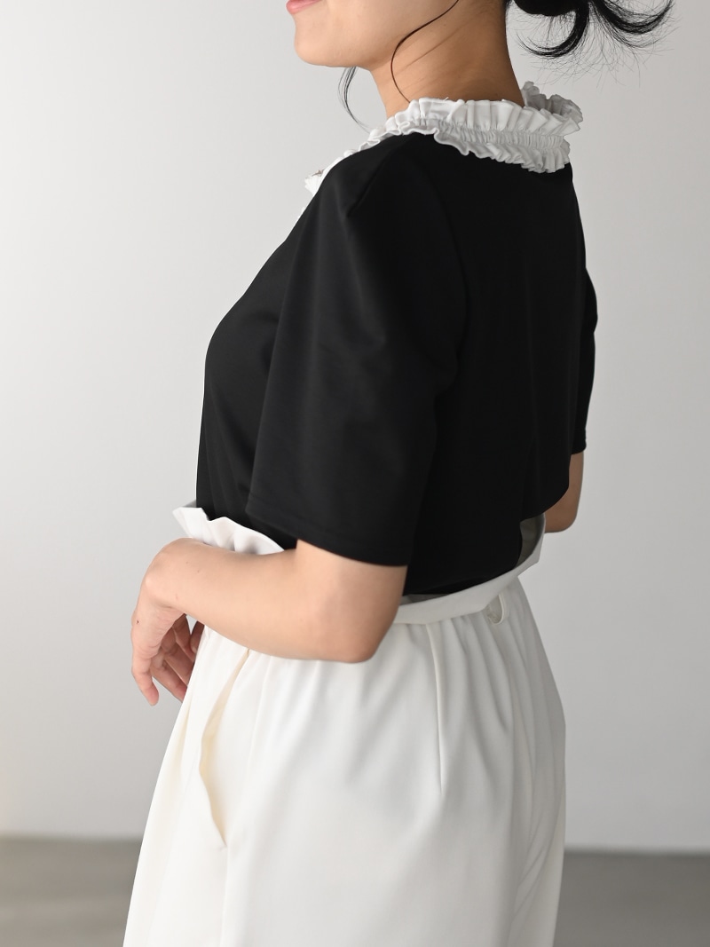 フリルスクエアトップス | Tops,トップス | | TREFLE＋1（トレフル