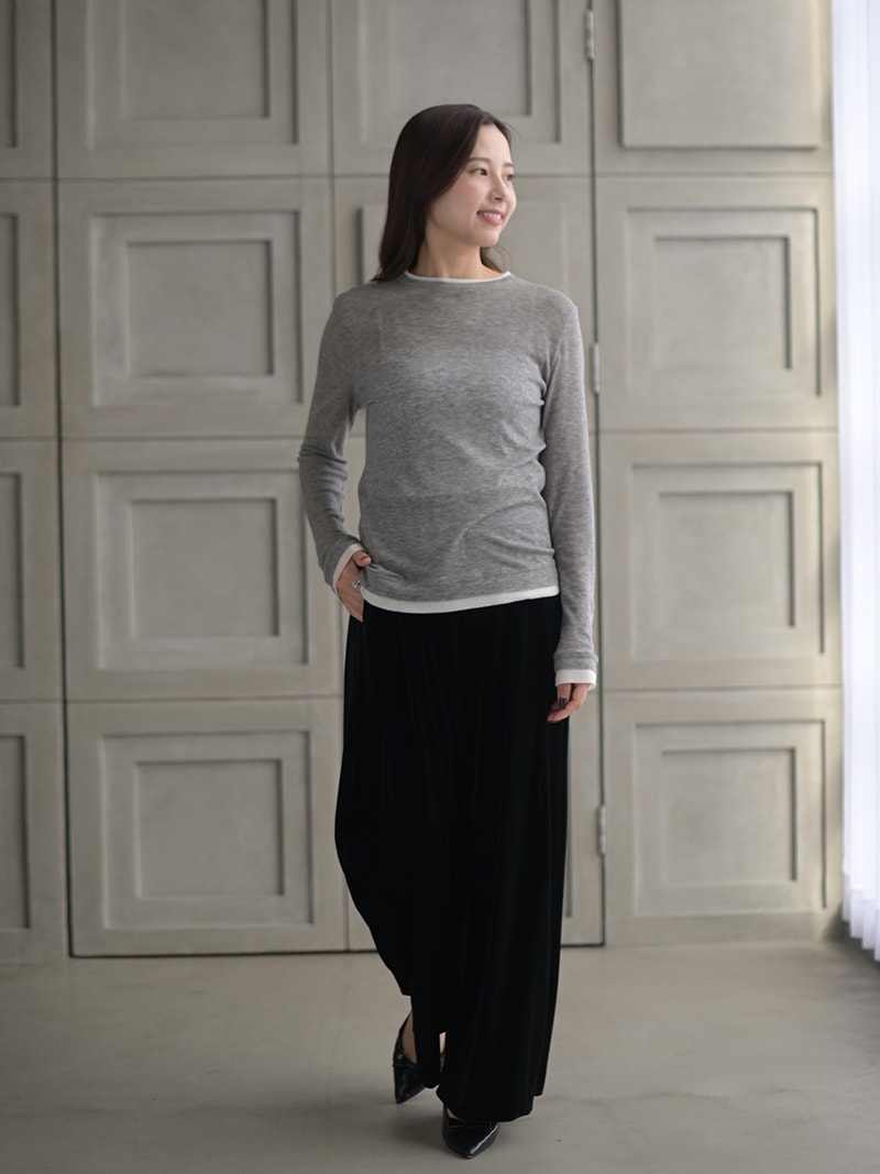 ベロアイージーパンツ(BLACK) | Bottoms,イージーパンツ | | TREFLE＋1