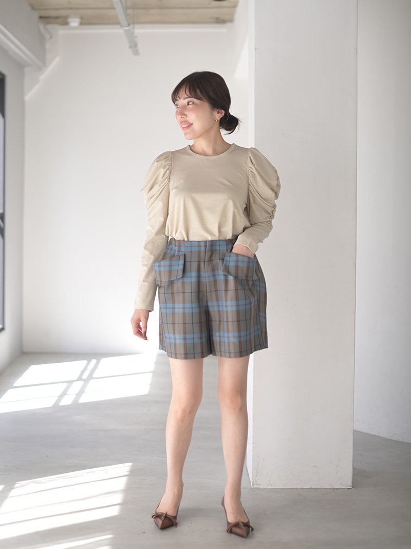 ラメギャザートップス | Tops,トップス | | TREFLE＋1（トレフルプラス