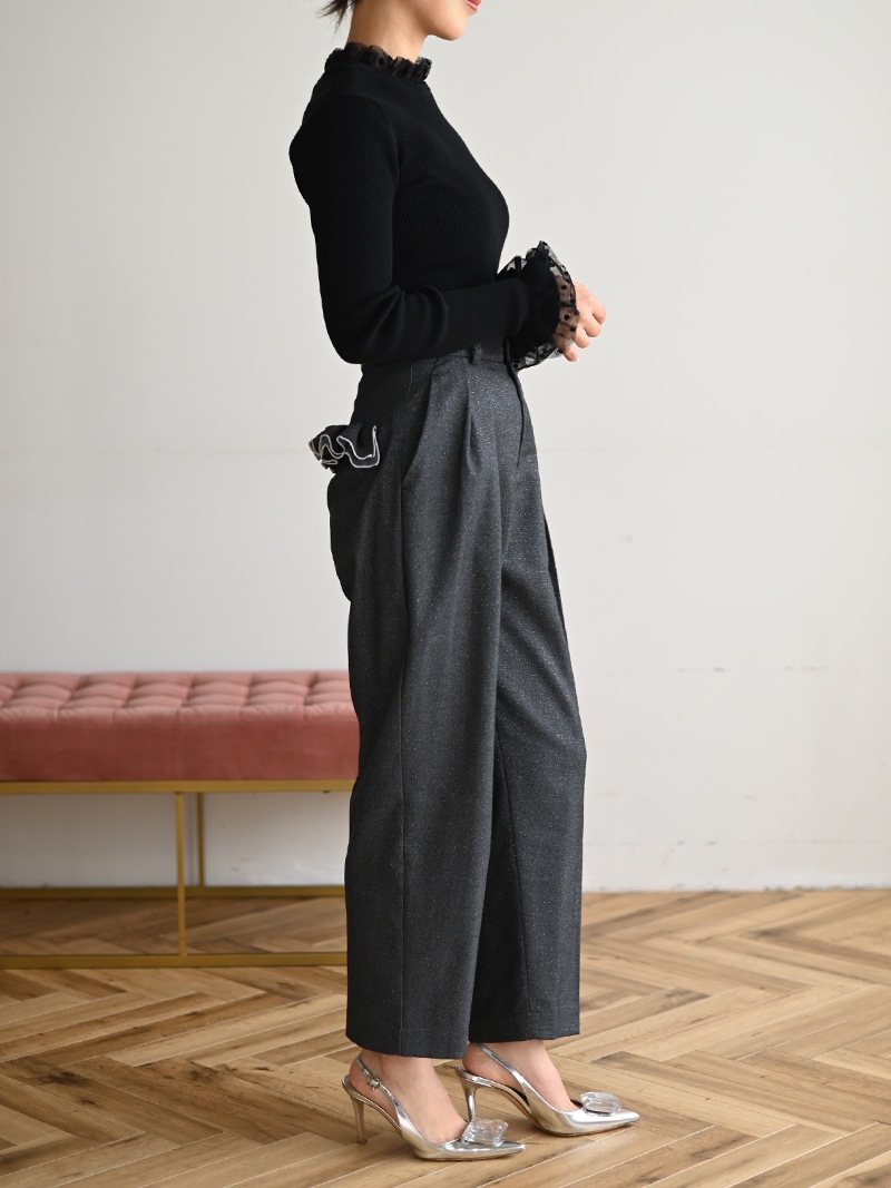 ポケットフリルパンツ(LAME DENIM) | Bottoms,パンツ | | TREFLE＋1