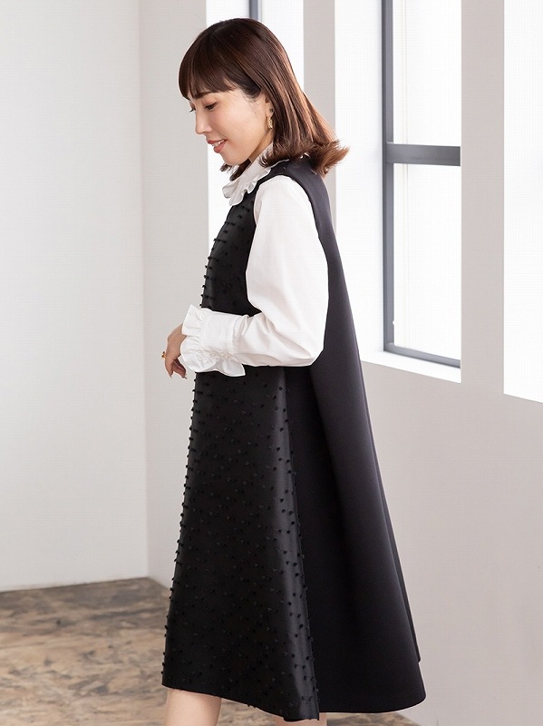 【新品】TREFLE+1 リリーワンピース～ノースリーブ ミニミニリボンワンピース | Onepiece,ノースリーブ | | TREFLE＋1