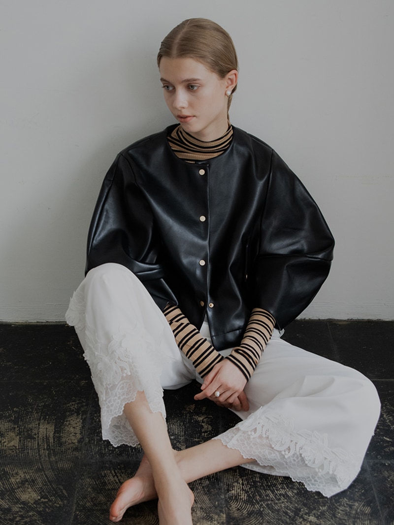 ルル様　トレフルプラスワン trefle+1 ふわふわベスト グレー 週末限定価格 トレフルプラスワン trefle+1 ふわふわベスト