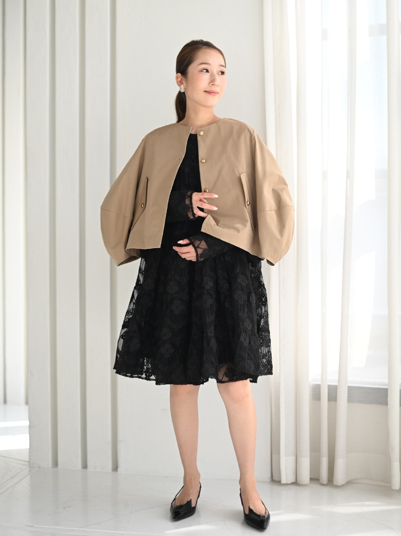 プリーツチノジャケット | Outer | | TREFLE＋1（トレフルプラス