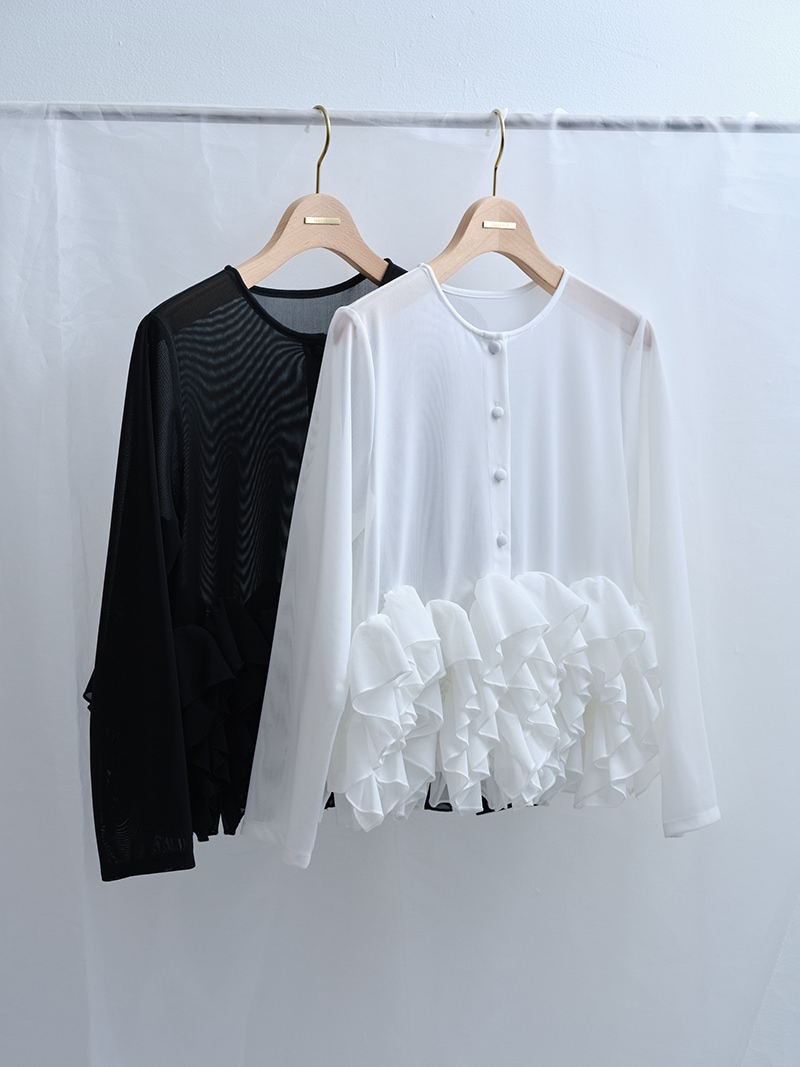 TREFLE➕1 スワンカーディガン　ホワイト スワンカーディガン | Cardigan,長袖 | | TREFLE＋1（トレフル