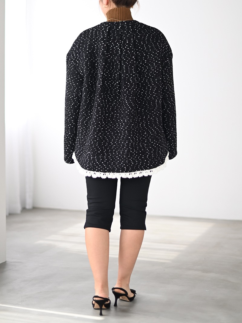 ドットツイードジャケット | New Arrival | | TREFLE＋1（トレフル