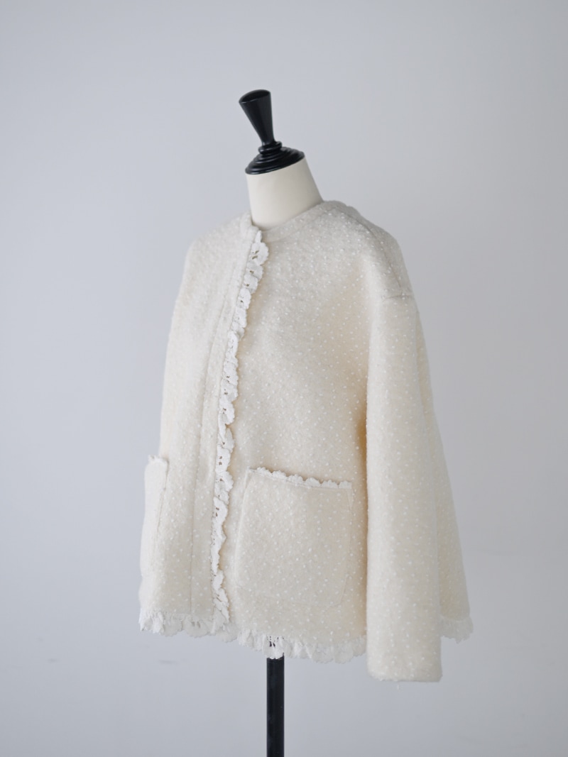 ドットツイードジャケット | New Arrival | | TREFLE＋1（トレフル