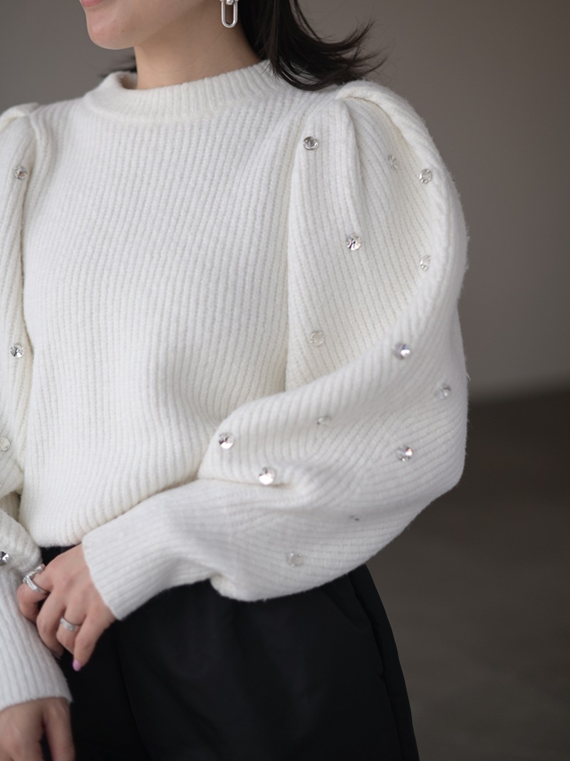 ビジューニット | Tops,トップス | | TREFLE＋1（トレフルプラスワン）