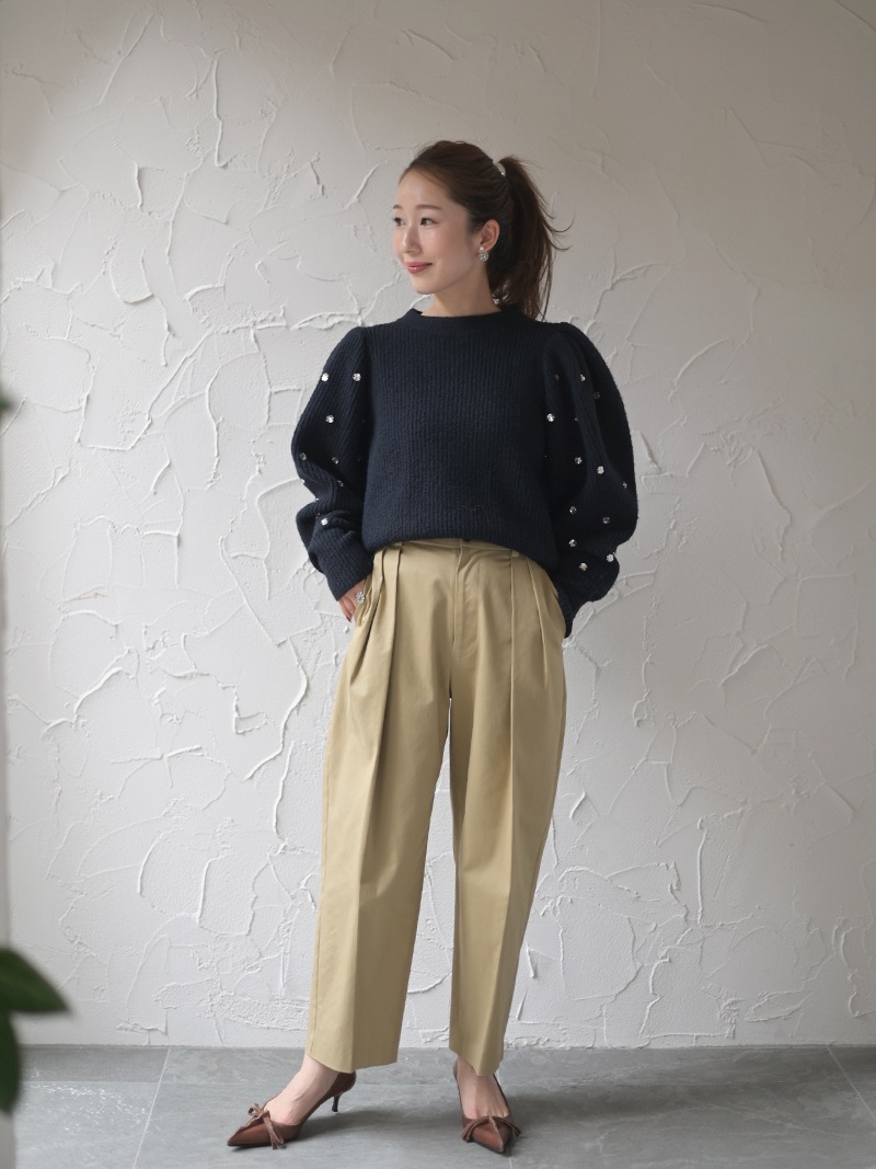 ビジューニット | Tops,トップス | | TREFLE＋1（トレフルプラスワン）