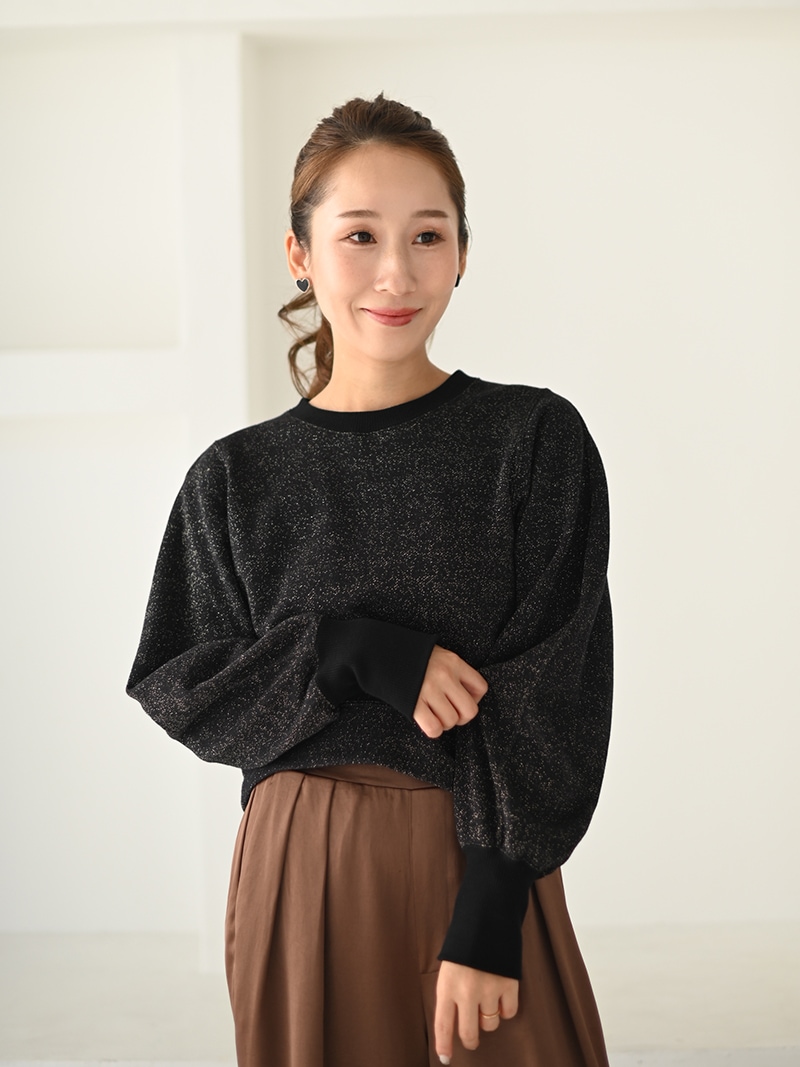 お値下げ！トレフルプラスワン　ラメスウェット ラメスウェット～長袖 | Tops,トップス | | TREFLE＋1（トレフル