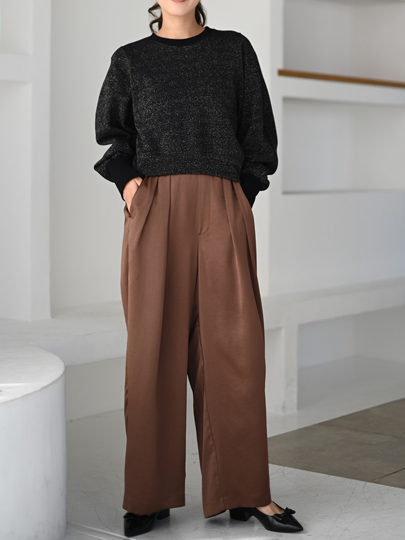 お値下げ！トレフルプラスワン　ラメスウェット ラメスウェット～長袖 | Tops,トップス | | TREFLE＋1（トレフル