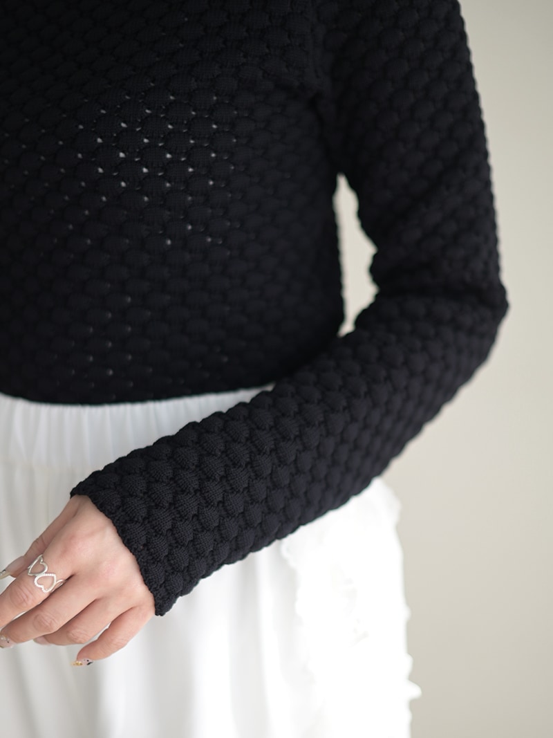 ポコポコニット | Cardigan,長袖 | | TREFLE＋1（トレフルプラスワン）