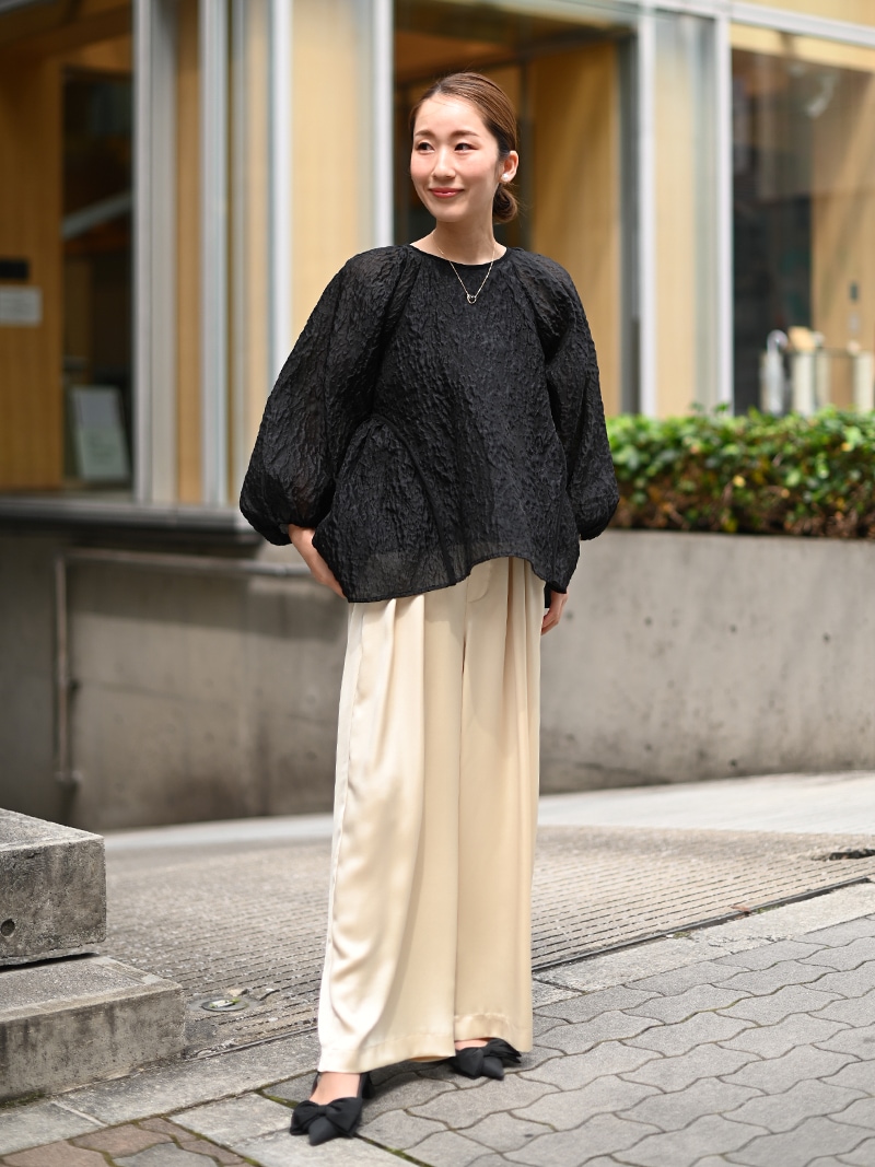 トレフル TREFLE+1 スカラップオフショルトップス スカラップオフショルトップス～半袖 | Tops,トップス