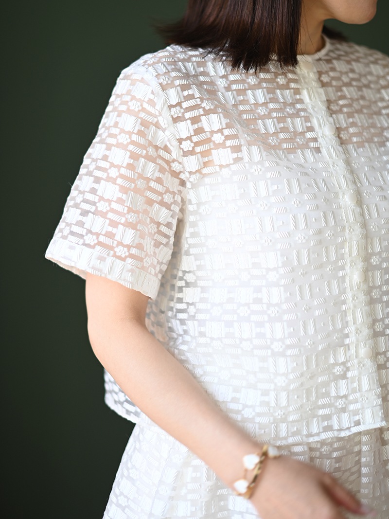 シアージャガードトップス | Tops,ブラウス | | TREFLE＋1