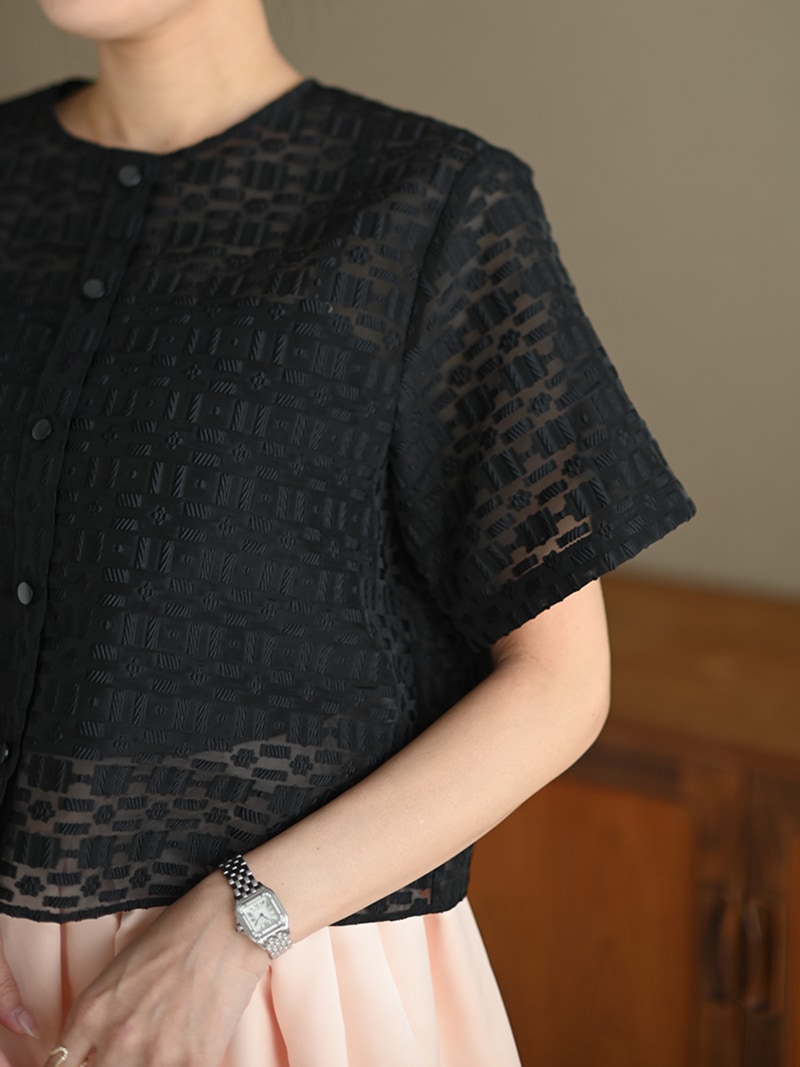 シアージャガードトップス | Tops,ブラウス | | TREFLE＋1