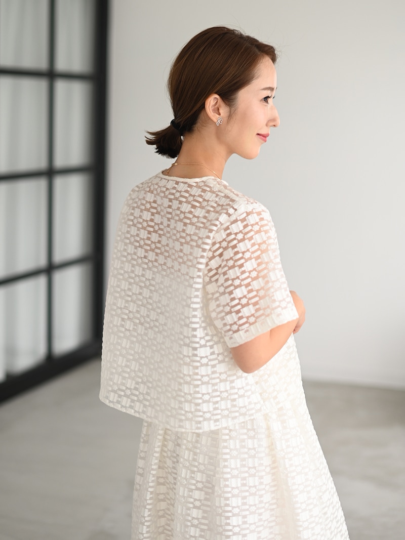 シアージャガードトップス | Tops,ブラウス | | TREFLE＋1（トレフル