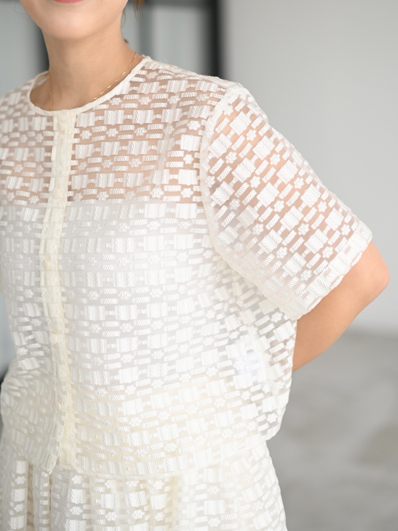 シアージャガードトップス | Tops,ブラウス | | TREFLE＋1（トレフル