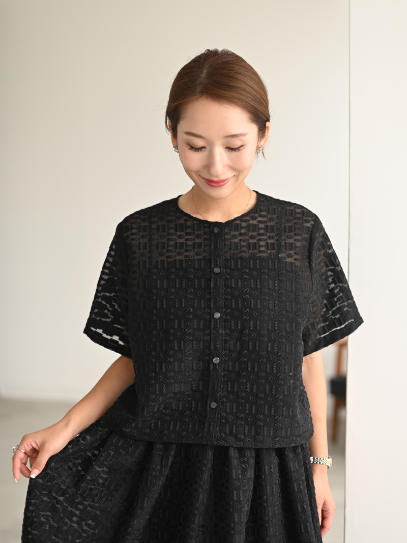 シアージャガードトップス | Tops,ブラウス | | TREFLE＋1（トレフル