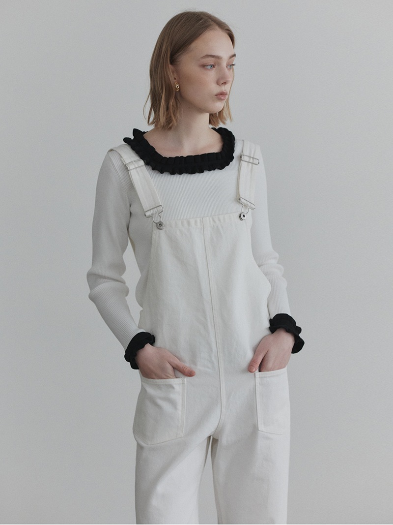 フリルスクエアニット | Tops,トップス | | TREFLE＋1（トレフルプラス