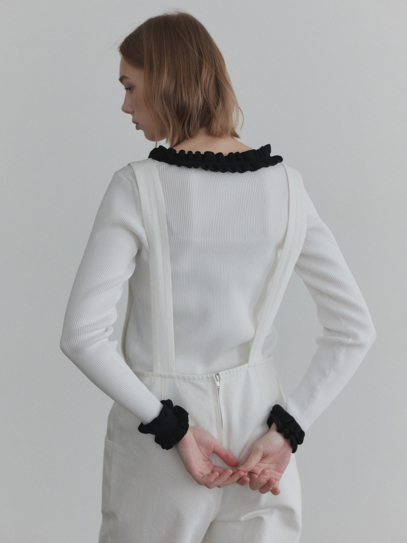 デニムオーバーオール(WHITE) | Onepiece,サロペット | | TREFLE＋1