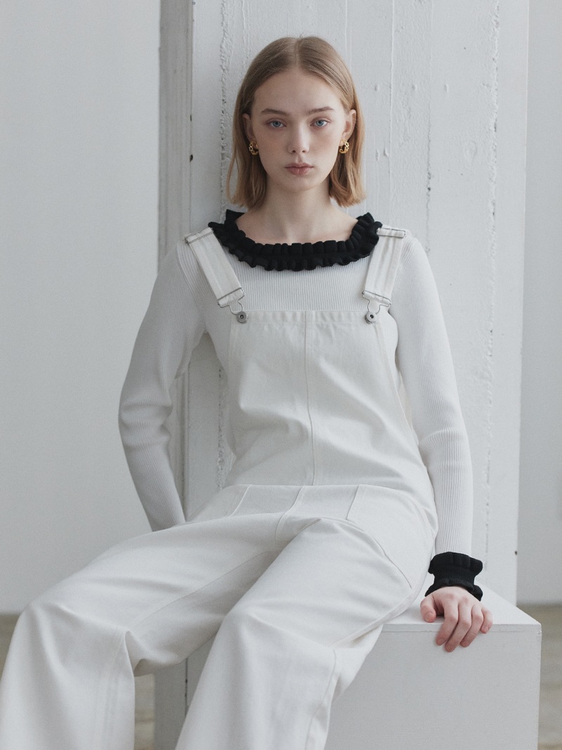 デニムオーバーオール(WHITE) | Onepiece,サロペット | | TREFLE＋1